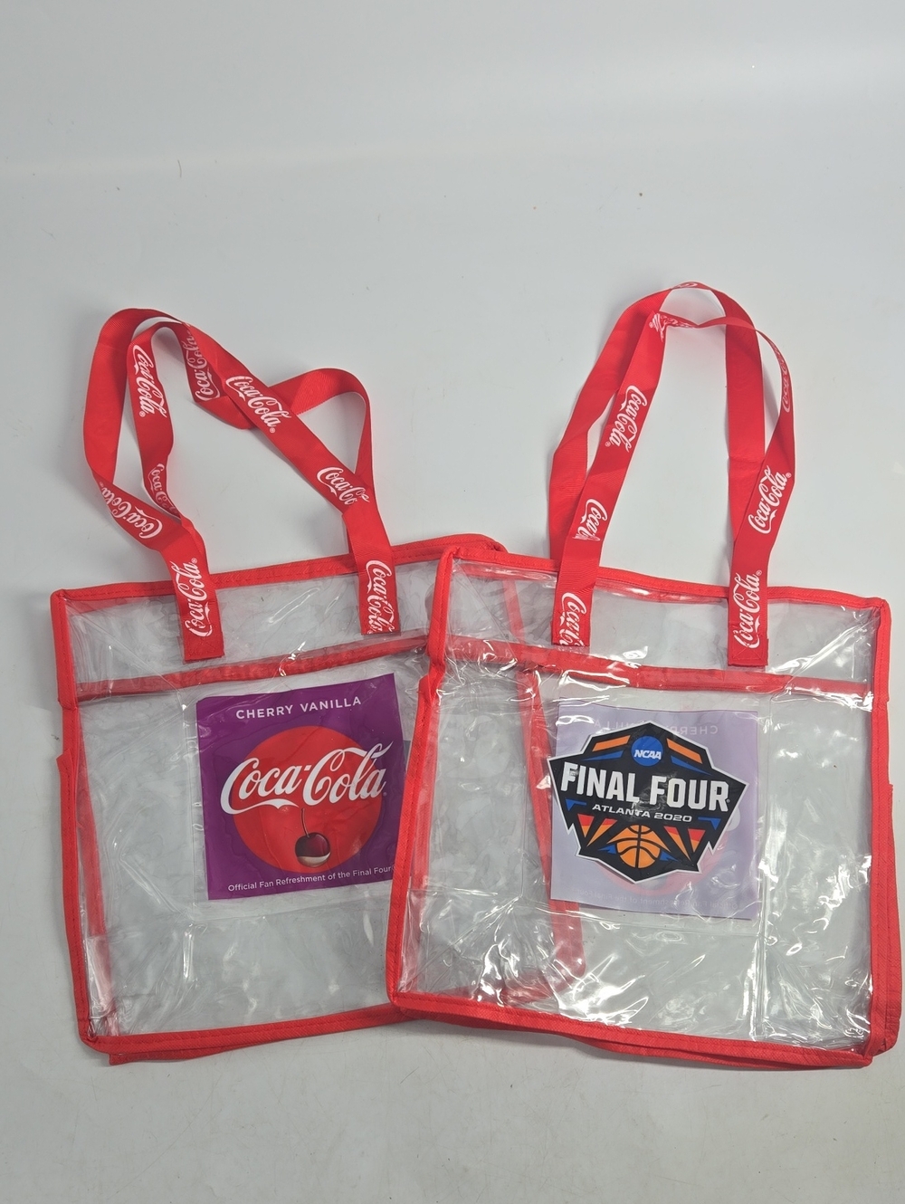 NEW Coca Cola NCAA Clear Stadium Bags (2)